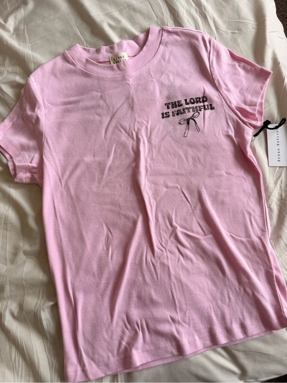Faith Pink Graphic T-Shirt ✝️ - Picture 2 of 3